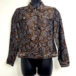 Anthrocite Paisley Jacket in Size 12